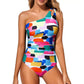💥LAST DAY SALE 60% OFF🏖️🩱One Shoulder One Piece Swimsuit For Women Tummy Control Bathing Suit