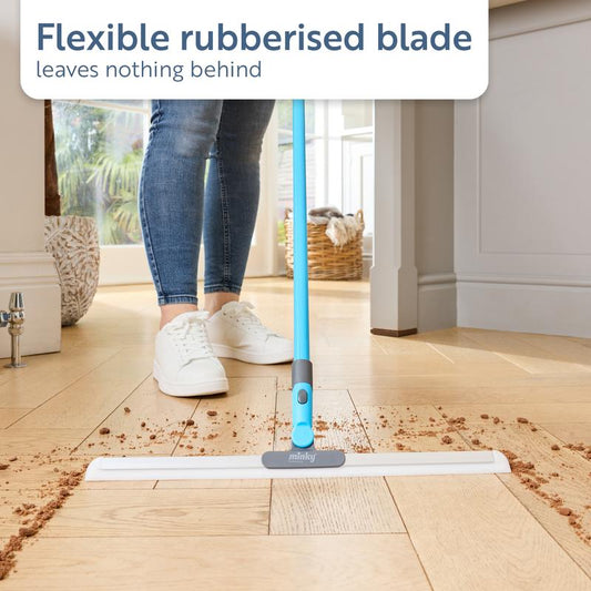 🧼LAST DAY SALE: Only £6.99! 🔥🔥Minky Flexi Edge Sweeper: Multi-Surface Cleaning for Floors, Carpets & Windows