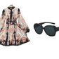 🔥 Hot sale 49% OFF🌸 Timeless Elegance – Romantic Floral Print High Neck Mini Dress🌷