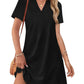 ⏰Hot Sale 50% OFF💃Women Casual V Neck Vacation Midi Dress With Pockets