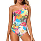 💥LAST DAY SALE 60% OFF🏖️🩱One Shoulder One Piece Swimsuit For Women Tummy Control Bathing Suit