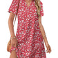⏰Hot Sale 50% OFF💃Women Casual V Neck Vacation Midi Dress With Pockets