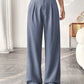 🏆2026 New Style 70% OFF💝Women's High Waisted Straight Leg Work Trousers with Side Pockets -✨Smart & Casual Look for Office and Beyond