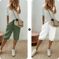 ⏳Time-Limited 50% Off⏰Women's Casual Cotton Linen Capris