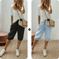 ⏳Time-Limited 50% Off⏰Women's Casual Cotton Linen Capris