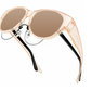 🔥LAST DAY ￡6.99🚀FREE SHIPPING 🕶New Oversized Cat Eye Sunglasses Polarized UV400 Protection