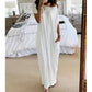 🔥Last Day Special Price £11.99!!💃Women's Summer Casual Loose Solid Color Short-Sleeve Long Dress