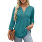 🌸Hot Sale 60% OFF👕Women’s Casual Printed V-Neck Top 3/4 Sleeve Shirts