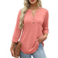 🌸Hot Sale 60% OFF👕Women’s Casual Printed V-Neck Top 3/4 Sleeve Shirts