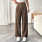 🏆2026 New Style 70% OFF💝Women's High Waisted Straight Leg Work Trousers with Side Pockets -✨Smart & Casual Look for Office and Beyond