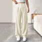 🏆2026 New Style 70% OFF💝Women's High Waisted Straight Leg Work Trousers with Side Pockets -✨Smart & Casual Look for Office and Beyond