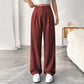 🏆2026 New Style 70% OFF💝Women's High Waisted Straight Leg Work Trousers with Side Pockets -✨Smart & Casual Look for Office and Beyond