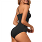 💥LAST DAY SALE 60% OFF🏖️🩱One Shoulder One Piece Swimsuit For Women Tummy Control Bathing Suit