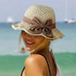 🎀 Hot Sale 49% OFF👒 | Straw Hat with Retro Bow – Foldable & Breathable for Summer