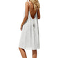👗Only £13.99 Last Day Promotion!🔥Sexy Backless Cami Dress with Adjustable Drawstring