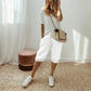 ⏳Time-Limited 50% Off⏰Women's Casual Cotton Linen Capris