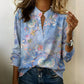🌞HOT SALE 49% OFF👚Women's Floral Print V-Neck Blouse