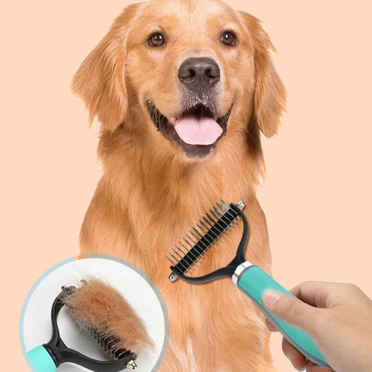 🔥 Hot sale 49% OFF🔥Double-Sided Self-Cleaning Pet Grooming Brush
