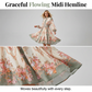 🔥 Hot sale 49% OFF🌸 Timeless Elegance – Romantic Floral Print High Neck Mini Dress🌷