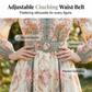 🔥 Hot sale 49% OFF🌸 Timeless Elegance – Romantic Floral Print High Neck Mini Dress🌷