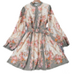 🔥 Hot sale 49% OFF🌸 Timeless Elegance – Romantic Floral Print High Neck Mini Dress🌷