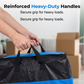 🧳50K+ SOLD!📦49% OFF! 🔥Collapsible Storage & Moving Bag – Heavy‑duty PE, water‑resistant. Extra‑large 180L, folds flat. Reinforced handles, perfect for moving or loft storage. 🏠