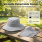 🥳2026 HOT SALE🥳🧢 50% OFF NOW ! ⚡ Breathable Fisherman Hat with Detachable Face Mask – Sun Protection, Ventilated & Removable Mask Design ☀️
