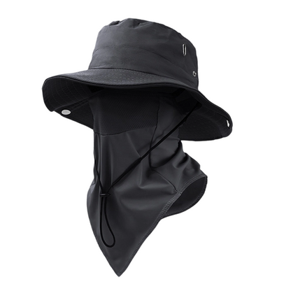 🥳2026 HOT SALE🥳🧢 50% OFF NOW ! ⚡ Breathable Fisherman Hat with Detachable Face Mask – Sun Protection, Ventilated & Removable Mask Design ☀️