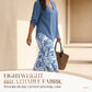 🥳2026 HOT SALE 50% OFF!  💞🥳Women's V-Neck Blouse & Printed Wide-Leg Pants Set