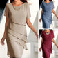 👗🍃Last Day Special Price:£21.99!!💥Elegant Pleated Chiffon Midi Dress