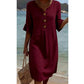 👗 60% OFF NOW! 🌸Women’s Solid Color Ruffle Sleeve Midi Dress